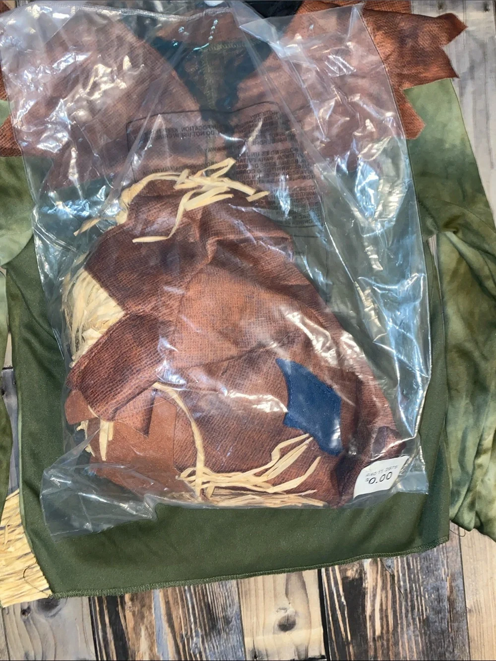 Target Kids Scarecrow Long Sleeve Top with light up mask size medium 8-10